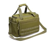 DONGKER Sac de Tir Tactique,Pochette Étanche Oxford pour Chargeurs,Munitions,Accessoires,Equipement avec Bandoulière et 6 Emplacements pour Chargeurs pour Chasse,Tir,Sport