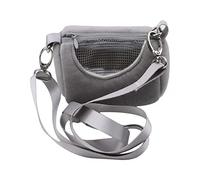 DONGKER Sac de Transport Portable pour Hamster,Cylindre de Transport pour Hamster Cochon d'Inde Chaud et Respirant avec Bandoulière Réglable pour Petits Animaux Hérisson Écureuil