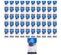 DONGKER Sachets d'emballage pour Appâts Souples,Lot de 50 Sachets de Rangement Étanches et Transparents en PE avec Fermeture Automatique pour Hameçons,Emerillons et Accessoires de Pêche