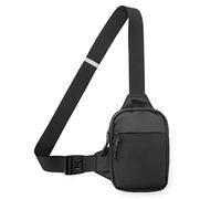 DONGKER Sling Chest Crossbody Bag, Sac à bandoulière étanche, Sac à dos pour hommes et femmes, pour les sports de plein air randonnée