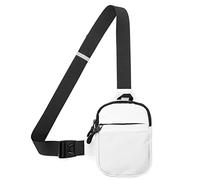 DONGKER Sling Chest Crossbody Bag,Sac à Bandoulière Etanche,Sac à Dos pour Hommes et Femmes Pratiquant des Sports de Plein Air,L,Blanc,18,5 x 23,5 cm