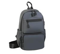 DONGKER Sling Chest Crossbody Bag,Sac a Dos Étanche avec Port de Chargement USB et Bandes Réfléchissantes pour Hommes et Femmes,Randonnée,Cyclisme,Voyage,Sport