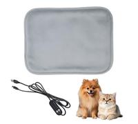 DONGKER Tapis Chauffant pour Animaux,Pliable,Electrique,avec Couche Chauffante Intelligente en Graphène Intégrée,pour Chiens de Petite,Moyenne et Grande Taille,et Chats
