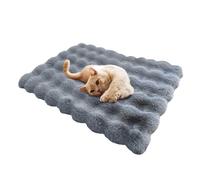 DONGKER Tapis de Couchage en Peluche pour Chat,avec Dessous en Silicone Antidérapant et Particules pour Petits et Moyens Chiens,Chats et Animaux de Compagnie