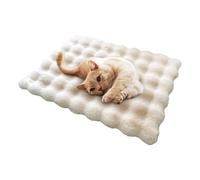 DONGKER Tapis de Couchage en Peluche pour Chat,avec Dessous en Silicone Antidérapant et Particules pour Petits et Moyens Chiens,Chats et Animaux de Compagnie