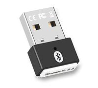 Dongle Bluetooth 5.3, Cle Bluetooth pour PC Faible Latence Compatible avec Windows 11/10/8.1/7, Supporte Casque, Souris, Manette, Clavier, Imprimantes, PC, Smartphone, Tablette USB