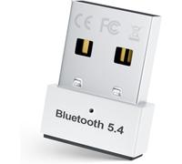 Dongle Bluetooth 5.4, Adaptateur Bluetooth 5.4,Cle Bluetooth pour PC Faible Latence pour Casque Clavier Souris Manette de Jeu Enceinte Écouteurs Téléphone,Plug Play sous Windows 11/10/8.1