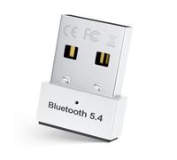 Dongle Bluetooth 5.4, Adaptateur Bluetooth 5.4,Cle Bluetooth pour PC Faible Latence pour Casque Clavier Souris Manette de Jeu Enceinte Écouteurs Téléphone,Plug Play sous Windows 11/10/8.1