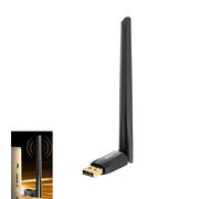 Dongle Bluetooth 5.4, Clé USB Bluetooth PC Longue Portée 150 Mètres, Plug & Play pour Windows 11/10/8.1, 7 appareils connectables simultanément, Antenne Rotative pour Meilleure Réception de Signal