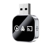 Dongle d'affichage de voiture - Adaptateur sans fil Plug Play sans délai, connexion automatique rapide, compact, léger | Diffusion de musique en continu, appels, navigation, aide au stationnement