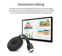 Dongle d'affichage sans fil WiFi 4K, adaptateur vidéo, récepteur d'affichage, compatible HDMI, pour projecteur de télévision