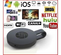 Dongle d'affichage sans fil WiFi pour adaptateur HDMI Portable TV Receiver Airplay Ecran miroir de téléphone à Big Miracast Support 480P