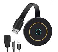 Dongle D'affichage WiFi, Adaptateur H-D-M-I sans Fil 4K pour Diffusion de Fichiers Vidéo, Récepteur TV Compatible avec Android/Windows/iOS/Mac, Miroir vers TV/Projecteur/Moniteur