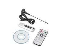 Dongle de Tuner TV USB DVB T Numérique USB2.0 DVBT HDTV avec Télécommande et Antenne IR