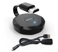Dongle HDMI sans Fil, Full HD Miracast HDMI Dongle d'affichage WiFi 1080P Compatible Window/Mac/Android/iOS/Miracast/DLNA/Airplay, Compatible avec HDTV/Moniteur/Projekto