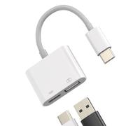 Dongle OTG pour iPhone 15 Pro Max Plus Adaptateur USB-C vers USB A Port Type Câble Chargeur Accessoires compatible avec Samsung pour Apple pour iPad 10 Air4/5 Mini6 Pro 12.9 Macbook Thunderbolt Charge