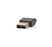 Nedis Dongle USB Bluetooth 5.1 sans fil Portée 20 m Noir