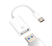 Dongle USB-C vers USB A câble Adaptateur OTG 3.0 Type C convertisseur de Port Thunderbolt Compatible avec Samsung pour Apple pour iPhone 15 Pro Max Plus pour iPad 10 Air MacBook caméra Souris mémoire