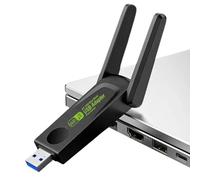 Dongle USB WiFi - Wi-Fi Adapter pour PC, High Gain Wireless A?Apter Fòr | WiFi Wireless Network Adâpter | 1 300 Mbps Double Band Wi ? UŠB WìFi ?TER | Double Bànd Wirëless Nètwork Card Compute