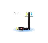 Dongle Wifi Internet haut débit 2.4/5GHz 600Mbps Adaptateur Wifi USB sans fil pour PC/Bureau/Laptop/Tablette, compatible Windows 10/8/7/Vista/XP/2000