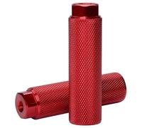 DONGLING Cale Pied BMX Chevilles de vélo en Alliage d'aluminium for Chevilles BMX VTT Chevilles arrière de Cyclisme adaptées aux Axes de 3/8 Pouces Repose Pied Velo(Red)