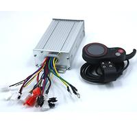 DONGLING Controleur Trottinette Electrique 3 6V / 48V / 52V / 60V 800 / 1000W Contrôleur de Scooter électrique E-vélo Pilote sans Brosse et smalrt Afficher Un Ensemble(48V Set)