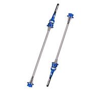 DONGLING Serrages Et Blocages Rapides Brochettes de moyeu Roue vélo 1 Paire brochettes 9 mm 5 100 135 à dégagement Rapide axe ultraléger for Route VTT(Blue)