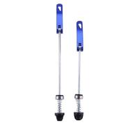 DONGLING Serrages Et Blocages Rapides Brochettes de moyeu Roue vélo, 1 Paire, Levier Boulon à dégagement Rapide, Jeu d'essieux, Outils réparation, Accessoire(Blue)