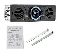 DONGMAO 1 din AV252 Autoradio Bluetooth Mains Libres stéréo FM intégré 2 Haut-parleurs Prend en Charge la Lecture Audio USB SD AUX