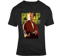DONGNODQ Effective Michael Hamilton Butch Pulp Fiction Fan Bruce Willis Movie T Shirt Manches Courtes(Large)