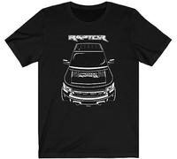 DONGNODQ F150 SVT Raptor 2010-2014 - Multi-Color T-Shirt - SVT Performance Shirt Black Manches Courtes(Medium)