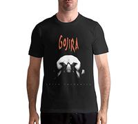 DONGNODQ Gojira Band-Terra Incognita Men Classic Short Sleeve Music Band Shirts Black T-Shirts à Manches Courtes(X-Large)