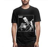 DONGNODQ Mens Django Reinhardt Avant-Garde Classic Cool Shirt T-Shirts à Manches Courtes(Medium)
