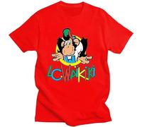 DONGNODQ New LC Waikiki Monkey Pattern 100% Cotton Unisex Summer Short-Sleeved Daily Casual Interesting and Cute Top Manches Courtes(X-Large)