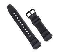 dongriuk Bracelet de montre de sport de plongée en caoutchouc pour Casio AQ-S810W AQ-S800W SGW-300H SGW-400H SGW-500H W-S200H(Black-blackbuckle)