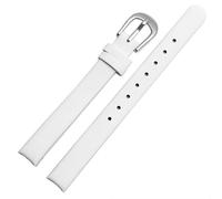 dongriuk Bracelet en cuir véritable 10 mm pour montre à quartz pour femme Calvin Klein K43231CS K43232(White sk)
