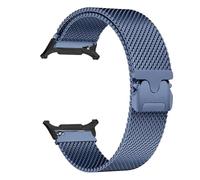 dongriuk Bracelet magnétique en acier inoxydable pour Galaxy Watch 7 Ultra 47 mm, bracelet milanais sans espace(Lightbiueb)