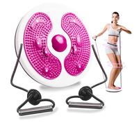 DONGTATA Planche d'équilibre avec cordon de serrage Rose Murmure à la taille Disque de torsion de disque de torsion pour les femmes adultes cardio perte de poids cardio tour de taille Fitness