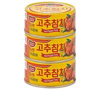 Dongwon Thon Hot Poivre Thon 100 g x 3EA Pacific Ocean Thon chaud et épicé