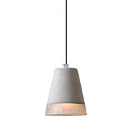 DONHEK Lampe à Suspension Industrielle en Ciment, épissage en résine, Suspension en béton, Finition Grise, Abat-Jour en Ciment Rural, Lustre Suspendu pour luminaire de Bar de Restaurant Star of Light