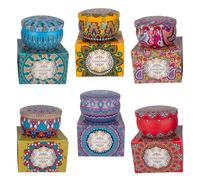 Doni Bomboniere Anniversaires 1 pcs Bougie en Boîte en Étain 18 Ans Communion Confirmation 40 30 Décoré Idées Cadeaux Completes Originaux Bon Marché