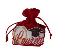 Doni Bomboniere Baccalauréat Lot de 12 boîtes à dragées, avec inscription tactile parchemin et couronne de laurier, idées cadeaux complètes originales bon marché