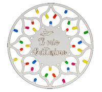 Doni Bomboniere Baptême 1 pcs Aimant Rosace Pugliese Mon Idées Cadeaux complètes Originales Bon marché (B)