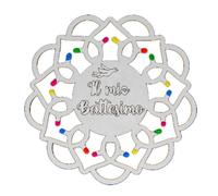 Doni Bomboniere Baptême 1 pcs Aimant Rosace Pugliese Mon Idées Cadeaux complètes Originales Bon marché (A)