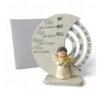 Doni Bomboniere Baptême 1 pcs Calendrier Perpétuel La Date Est Constitué Communion Où Choisir Jour Mois Et Semaine Sur La Gauche Est Rapportée La Phrase Vivre Chaque Moment Ridi Rêve