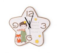 Doni Bomboniere Baptême 1 pcs Horloge En Forme D'étoile Communion avec Petit Prince Et Phrase Trouver Le Temps Pour Être Heureux Idées Cadeaux Complètes Originaux Bon Marché