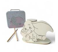 Doni Bomboniere Baptême 1 pcs Valise Rose avec Représentation Dumbo Premier Anniversaire Intérieur Parfum En Forme Idées Cadeaux Completes Originaux Bon Marché