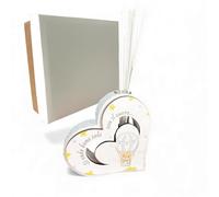 Doni Bomboniere Baptême Lot de 1 diffuseur d'essences avec ballon à air chaud et ourson céleste idées cadeaux complètes originales bon marché