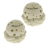 Doni Bomboniere Communion 1 pc Boule avec LED sur Mains Monde Phrases Blanc 3 Couleurs Mariage Anniversaire Confirmation Lampe Nuit Lucina Original Collection Especial avec Phrase