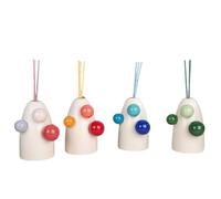 Doni Bomboniere Communion 1 pièce Diffuseur en forme de cône avec boules colorées et phrases Bonheur Joie, boîte de baguettes essence incluses